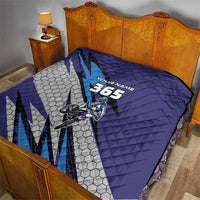 Custom Extreme Motocross Racing Quilt with Rider Graphic - Wonder Print Shop
