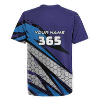 Custom Extreme Motocross Racing Rugby Jersey with Rider Graphic - Wonder Print Shop