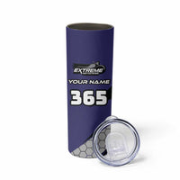 Custom Extreme Motocross Racing Skinny Tumbler with Rider Graphic - Wonder Print Shop