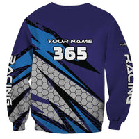 Custom Extreme Motocross Racing Sweatshirt with Rider Graphic - Wonder Print Shop
