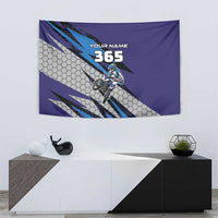 Custom Extreme Motocross Racing Tapestry with Rider Graphic - Wonder Print Shop