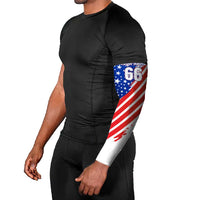 Custom Patriotic Motocross Arm Sleeves with American Flag - Wonder Print Shop