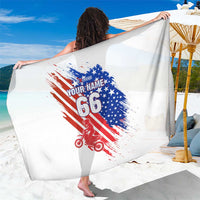 Custom Patriotic Motocross Sarong with American Flag - Wonder Print Shop