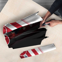 Custom Patriotic Eagle Motocross Umbrella with American Flag and Rider Design - Wonder Print Shop