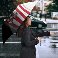 Custom Patriotic Eagle Motocross Umbrella with American Flag and Rider Design - Wonder Print Shop