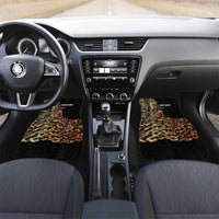 Custom Pheasant Hunting Car Mats with Woodland Forest Scene and Autumn Foliage Pattern - Wonder Print Shop