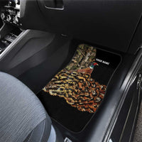 Custom Pheasant Hunting Car Mats with Woodland Forest Scene and Autumn Foliage Pattern - Wonder Print Shop