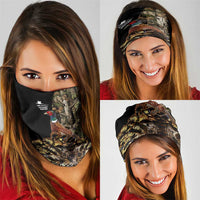 Pheasant Hunting Neck Gaiter with Woodland Forest Scene and Autumn Foliage Pattern - Wonder Print Shop
