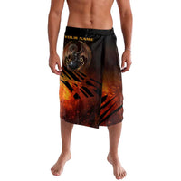 Custom Fiery Dragon Bowling Lavalava with Flaming Ball and Hexagon Flame Pattern - Wonder Print Shop