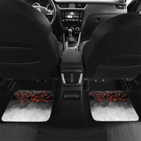 Custom Black Dragon Bowling Car Mats with Fiery Ball and Thunderstorm Lightning Pattern - Wonder Print Shop