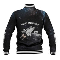 Mae Jemison Baseball Jacket with NASA Spacesuit Portrait, First Black Woman - Wonder Print Shop