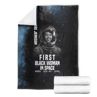 Mae Jemison Blanket with NASA Spacesuit Portrait, First Black Woman - Wonder Print Shop