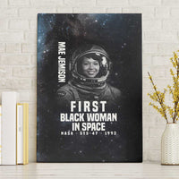 Mae Jemison Canvas Wall Art with NASA Spacesuit Portrait, First Black Woman - Wonder Print Shop