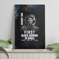 Mae Jemison Canvas Wall Art with NASA Spacesuit Portrait, First Black Woman - Wonder Print Shop
