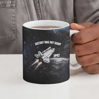 Mae Jemison Ceramic Mug with NASA Spacesuit Portrait, First Black Woman - Wonder Print Shop