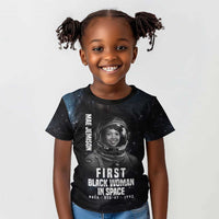 Mae Jemison Kid T shirt with NASA Spacesuit Portrait, First Black Woman - Wonder Print Shop