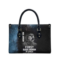 Mae Jemison Leather Bag with NASA Spacesuit Portrait, First Black Woman - Wonder Print Shop