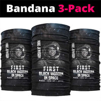 Mae Jemison Neck Gaiter with NASA Spacesuit Portrait, First Black Woman - Wonder Print Shop