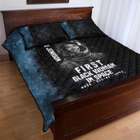 Mae Jemison Quilt Bed Set with NASA Spacesuit Portrait, First Black Woman - Wonder Print Shop