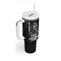 Mae Jemison Tumbler With Handle with NASA Spacesuit Portrait, First Black Woman - Wonder Print Shop