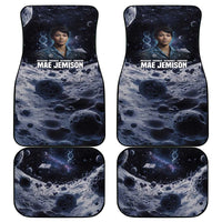 Mae Jemison Car Mats with Space Portrait Design, Science Has No Boundaries Quote and DNA Book Elements - Wonder Print Shop