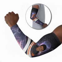 Mae Jemison Arm Sleeves Cartoon Astronaut Portrait, The Sky Is Not the Limit Quote and Galaxy Dreamer - Wonder Print Shop