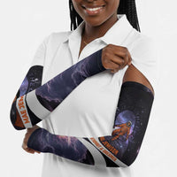 Mae Jemison Arm Sleeves Cartoon Astronaut Portrait, The Sky Is Not the Limit Quote and Galaxy Dreamer - Wonder Print Shop
