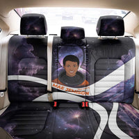 Mae Jemison Back Car Seat Cover Cartoon Astronaut Portrait, The Sky Is Not the Limit Quote and Galaxy Dreamer - Wonder Print Shop