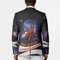 Mae Jemison Blazer Cartoon Astronaut Portrait, The Sky Is Not the Limit Quote and Galaxy Dreamer - Wonder Print Shop