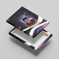 Mae Jemison Canvas Wall Art Cartoon Astronaut Portrait, The Sky Is Not the Limit Quote and Galaxy Dreamer - Wonder Print Shop