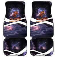 Mae Jemison Car Mats Cartoon Astronaut Portrait, The Sky Is Not the Limit Quote and Galaxy Dreamer - Wonder Print Shop