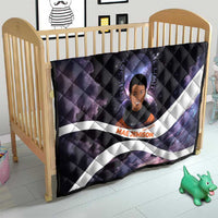 Mae Jemison Quilt Cartoon Astronaut Portrait, The Sky Is Not the Limit Quote and Galaxy Dreamer - Wonder Print Shop
