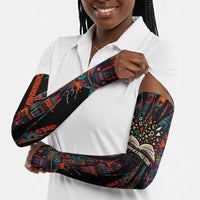 Chimamanda Ngozi Adichie Arm Sleeves with Monochrome Portrait, The Danger of a Single Story Quote - Wonder Print Shop
