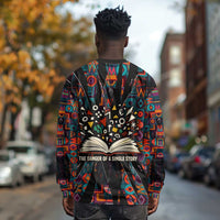 Chimamanda Ngozi Adichie Long Sleeve Shirt with Monochrome Portrait, The Danger of a Single Story Quote - Wonder Print Shop