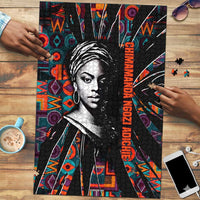 Chimamanda Ngozi Adichie Puzzle with Monochrome Portrait, The Danger of a Single Story Quote - Wonder Print Shop