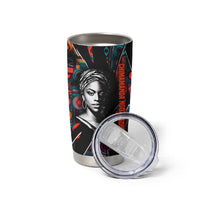 Chimamanda Ngozi Adichie Tumbler Cup with Monochrome Portrait, The Danger of a Single Story Quote - Wonder Print Shop