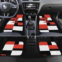 Chimamanda Ngozi Adichie Car Mats with Bold Red Portrait, We Should All Be Feminists Quote - Wonder Print Shop