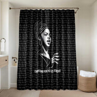 Chimamanda Ngozi Adichie Bathroom Set with Expressive Speaking Portrait, Stories Shape Reality - Wonder Print Shop