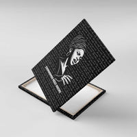 Chimamanda Ngozi Adichie Canvas Wall Art with Expressive Speaking Portrait, Stories Shape Reality - Wonder Print Shop
