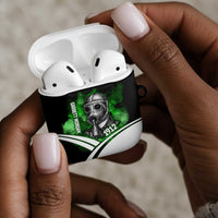 Garrett Morgan AirPods Case with Gas Mask Invention Illustration, Inventing to Save Lives Quote - Wonder Print Shop