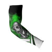 Garrett Morgan Arm Sleeves with Gas Mask Invention Illustration, Inventing to Save Lives Quote - Wonder Print Shop