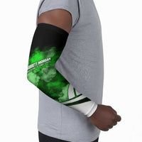 Garrett Morgan Arm Sleeves with Gas Mask Invention Illustration, Inventing to Save Lives Quote - Wonder Print Shop