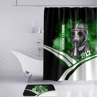 Garrett Morgan Bathroom Set with Gas Mask Invention Illustration, Inventing to Save Lives Quote - Wonder Print Shop