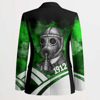 Garrett Morgan Blazer with Gas Mask Invention Illustration, Inventing to Save Lives Quote - Wonder Print Shop