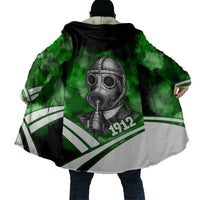 Garrett Morgan Cloak with Gas Mask Invention Illustration, Inventing to Save Lives Quote - Wonder Print Shop