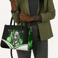 Garrett Morgan Leather Bag with Gas Mask Invention Illustration, Inventing to Save Lives Quote - Wonder Print Shop