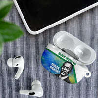 Garrett Morgan AirPods Case with Real Impact Quote, Black Inventor Portrait and Vibrant Watercolor - Wonder Print Shop