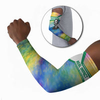 Garrett Morgan Arm Sleeves with Real Impact Quote, Black Inventor Portrait and Vibrant Watercolor - Wonder Print Shop