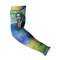 Garrett Morgan Arm Sleeves with Real Impact Quote, Black Inventor Portrait and Vibrant Watercolor - Wonder Print Shop