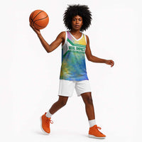 Garrett Morgan Basketball Jersey with Real Impact Quote, Black Inventor Portrait and Vibrant Watercolor - Wonder Print Shop